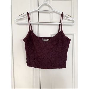 Purple Garage Crop Top (M)